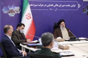 تصاویر جلسه شورای عالی فضایی به ریاست رئیس جمهور
