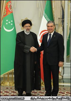 تصاویر دیدار رئیس جمهور ترکمنستان با دکتر رئیسی