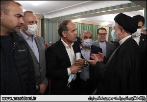 تصاویر نشست بازرگانان ایرانی مقیم عشق آباد با دکتر رئیسی