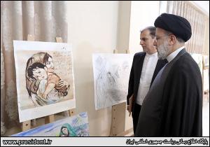 تصاویر بازدید دکتر رئیسی از مرکز فرهنگی ایران
