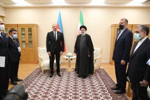 دیدار رئیس جمهور آذربایجان با دکتر رئیسی