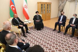 دیدار رئیس جمهور آذربایجان با دکتر رئیسی