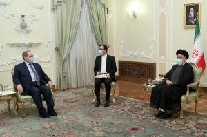 تصاویر دیدار وزیر خارجه سوریه با آیت‌الله رئیسی