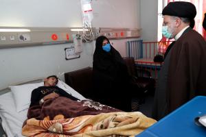 تصاویرحضور رئیس جمهور در بیمارستان شهید رحیمی خرم آباد