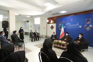 تصاویر رئیس جمهور در نشست خبری استان لرستان