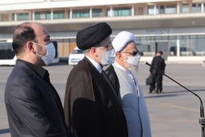 تصاویر ورود رئیس‌ جمهور به استان هرمزگان