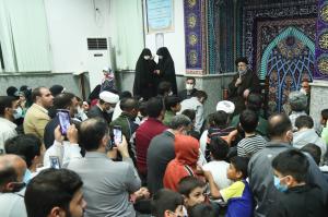 تصاویر اقامه نماز و سخنرانی در جمع نمازگزاران مسجد شهرک امام علی (ع) بندرعباس