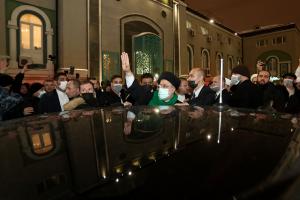 تصاویر حضور آیت‌الله رئیسی در جمع نمازگزاران مسجد جامع مسکو