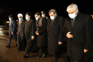 تصاویر ورود رئیس جمهور به تهران
