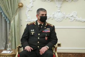 تصاویردیدار وزیر دفاع آذربایجان با رئیس جمهور