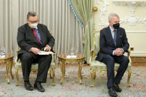 تصاویر دیدار وزیر خارجه فنلاند با رئیس جمهور