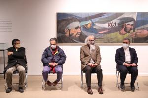 تصاویر دیدار با هنرمندان هنرهای تجسمی ایران