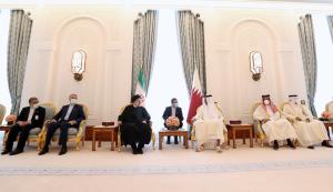 تصاویر دیدار و گفتگوی دکتر رئیسی و امیر قطر