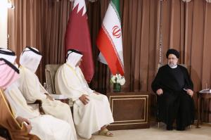 تصاویر دیدار نخست وزیر قطر با دکتر رئیسی