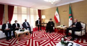 تصاویر دیدار روسای جمهور ایران و الجزایر