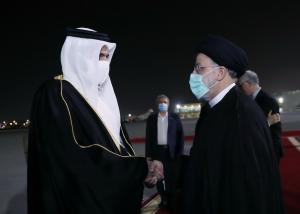 تصاویر بدرقه رئیس جمهور در فرودگاه دوحه قطر