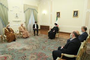 تصاویر دیدار وزیر خارجه عمان با رئیس جمهور