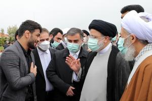 تصاویر ورود رئیس‌ جمهور به استان مازندران