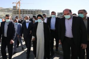 تصاویر بازدید رئیس جمهور از پروژه مسکن مهر پردیس