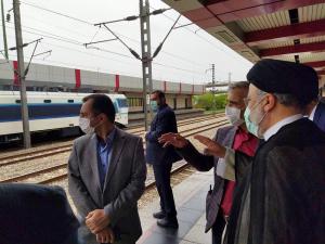 تصاویر سفر به استان البرز با قطار شهری