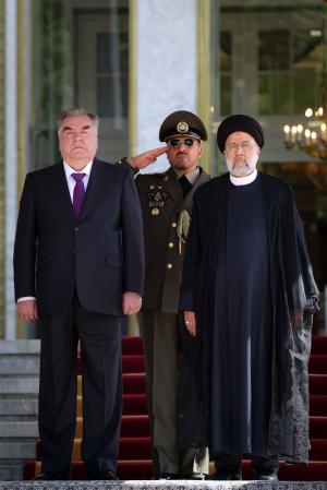 تصاویر استقبال رسمی آیت‌الله رئیسی از رئیس جمهور تاجیکستان