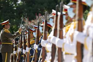 تصاویر استقبال رسمی از رئیس جمهور ونزوئلا