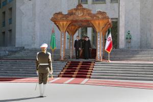 تصاوبر استقبال رسمی از رئیس جمهور ترکمنستان