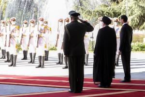 تصاوبر استقبال رسمی از رئیس جمهور ترکمنستان