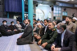 تصاویر اجتماع مردمی هسته های جهاد , پیشرفت در حسینیه جماران