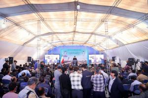 تصاویر افتتاح طرح بزرگ آبرسانی غدیر خوزستان