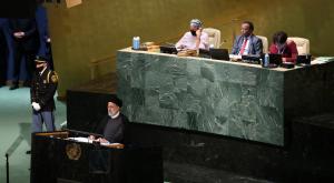 تصاویر سخنرانی رئیس جمهور در هفتاد و هفتمین نشست مجمع عمومی سازمان ملل