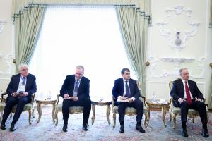 تصاویر دیدار دبیر شورای امنیت ملی روسیه با دکتر رئیسی