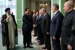 تصاویر دیدار و گفتگوی دوجانبه رئیس جمهور و نخست وزیر عراق