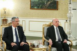 تصاویر دیدار و گفتگوی دوجانبه رئیس جمهور و نخست وزیر عراق
