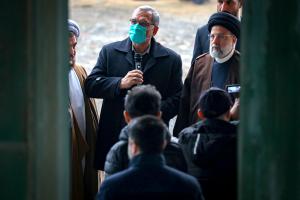 تصاویر بازدید رئیس جمهور از بیمارستان در حال ساخت نسیم‌شهر