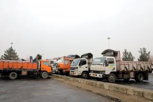 تصاویر بازدید و گفتگو با کامیون‌داران پایانه باربری بهارستان