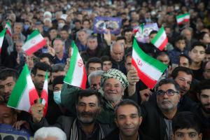 تصاویر حضور در اجتماع پرشور مردم شهرستان خاتم یزد