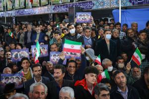 تصاویر حضور در اجتماع پرشور مردم شهرستان خاتم یزد