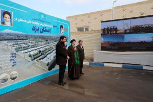 تصاویر آغاز عملیات احداث ۲۳ هزار و ۶۰۰ واحد مسکونی در یزد