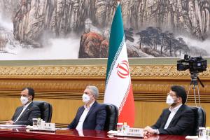 تصاویر نشست مشترک هیئت های عالی رتبه ایران و چین