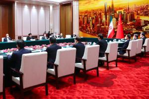 تصاویر دیدار رئیس کمیته دائمی کنگره چین با رئیس جمهور
