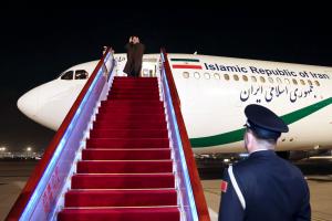 تصاویر بدرقه رئیس جمهور در پایان سفر رسمی به چین