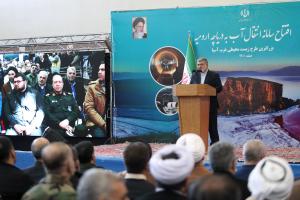 تصاویر آئین افتتاح رسمی سامانه انتقال آب به دریاچه ارومیه