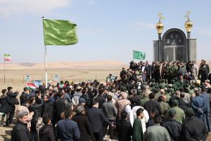 تصاویر حضور در یادمان شهید محمد بروجردی