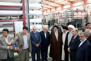 تصاویر آغاز بهره‌برداری رسمی از ۱۵ طرح بزرگ آب و برق در استان بوشهر