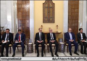 تصاویر دیدار نخست وزیر سوریه با رئیس جمهور