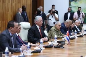 تصاویر نشست هیئت های عالیرتبه ایران و کوبا