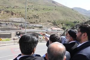 تصاویر افتتاح مسیر رفت قطعه دوم آزاد راه تهران - شمال