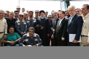 تصاویر افتتاح سد چمشیر