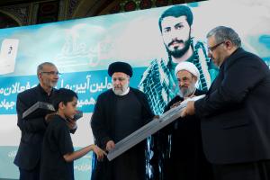 تصاویر مراسم ملی تکریم فعالان مساجد و پانزدهمین پاسداشت ادبیات جهاد و مقاومت